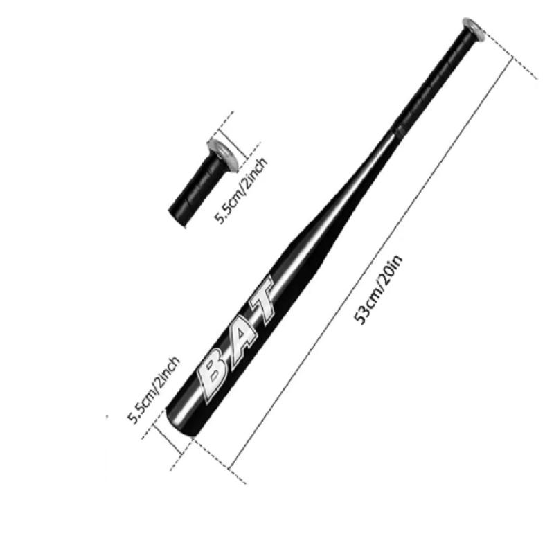 Aluminum Alloy Thickened Baseball Bat with Softball Gloves & Ball, Outdoor Sports, Home, Personal Self-Defense Gear