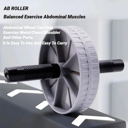 Heavy-Duty Abdominal Wheel Roller for Core Strength and Muscle Training