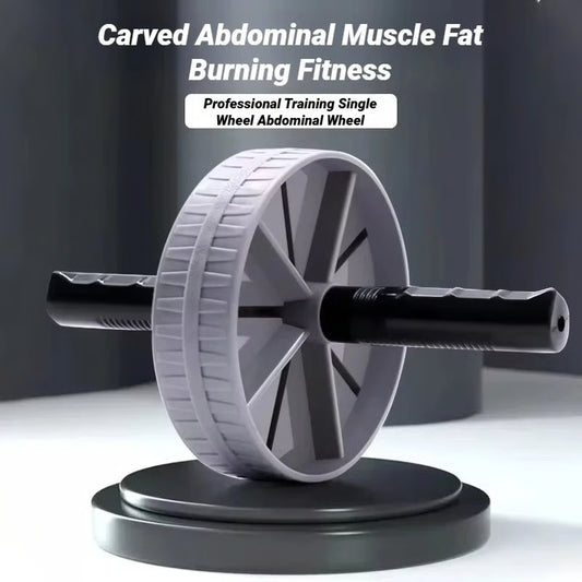 Heavy-Duty Abdominal Wheel Roller for Core Strength and Muscle Training