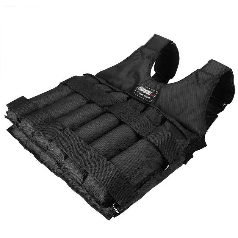 Adjustable Weighted Training Vest for Running & Strength Training – Heavy Duty Fitness Weight Vest