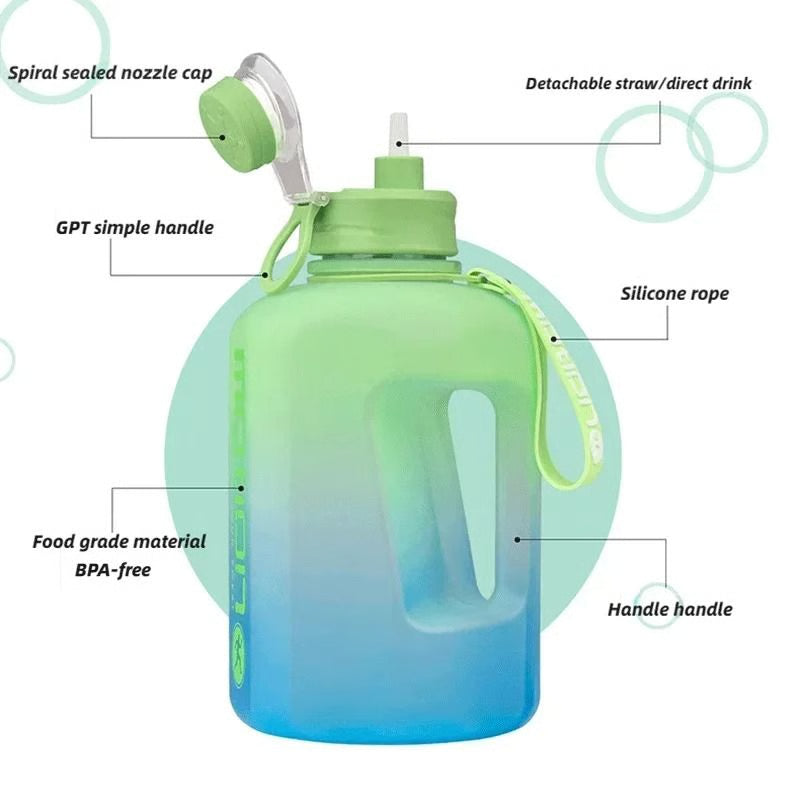 Gradient Large Capacity Sports Bottle