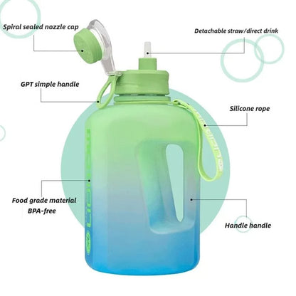 Gradient Large Capacity Sports Bottle