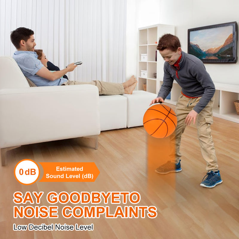 Indoor Basketball High Bounce Silent Dribbling Foam Ball Noiseless Non-deforming For Training