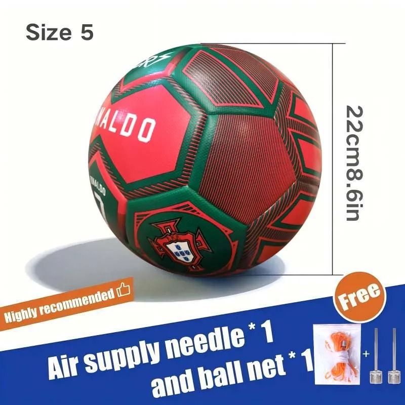 Official Size Soccer Ball for Training and Match Play