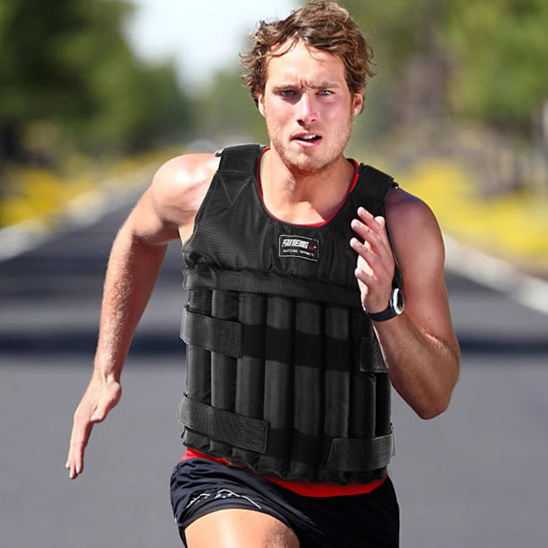 Adjustable Weighted Training Vest for Running & Strength Training – Heavy Duty Fitness Weight Vest