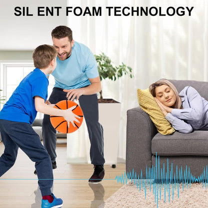 Indoor Basketball High Bounce Silent Dribbling Foam Ball Noiseless Non-deforming For Training