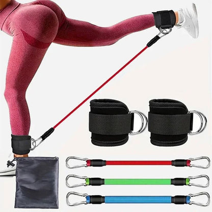 Ankle Straps Resistance Bands Set for Fitness and Workout