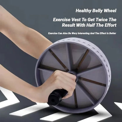 Heavy-Duty Abdominal Wheel Roller for Core Strength and Muscle Training